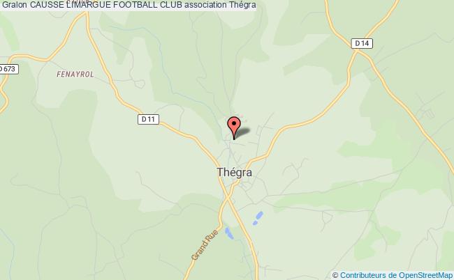 plan association Causse Limargue Football Club Thégra