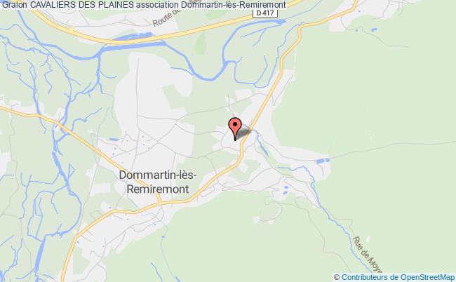 plan association Cavaliers Des Plaines Dommartin-lès-Remiremont