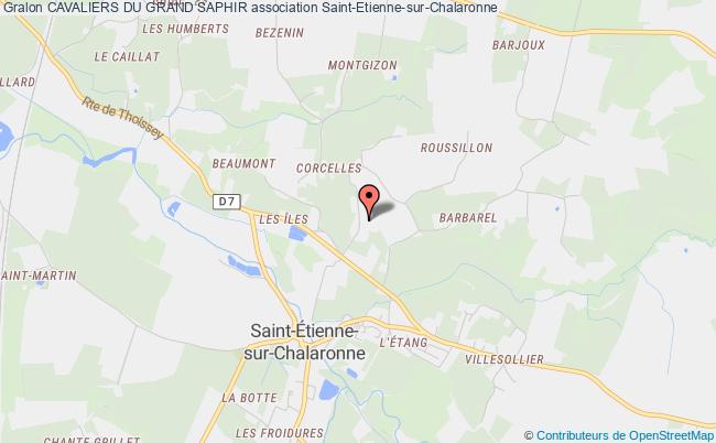 plan association Cavaliers Du Grand Saphir Saint-Étienne-sur-Chalaronne