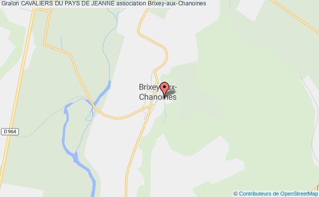 plan association Cavaliers Du Pays De Jeanne Brixey-aux-Chanoines