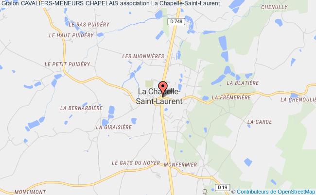 plan association Cavaliers-meneurs Chapelais La Chapelle-Saint-Laurent