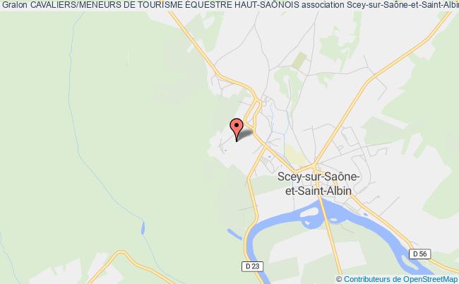 plan association Cavaliers/meneurs De Tourisme Équestre Haut-saÔnois Scey-sur-Saône-et-Saint-Albin