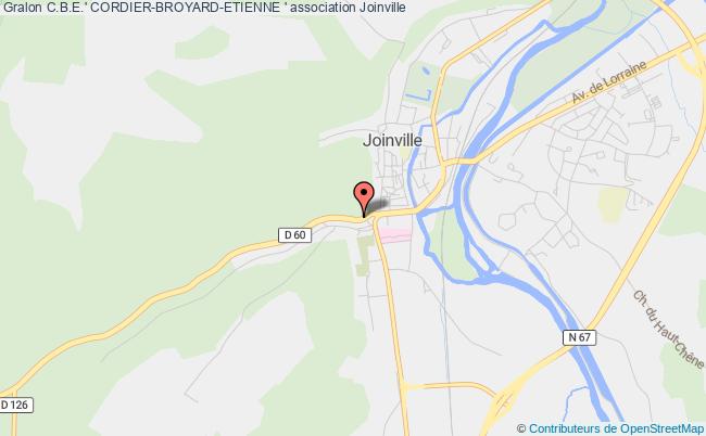 plan association C.b.e.' Cordier-broyard-etienne ' Joinville
