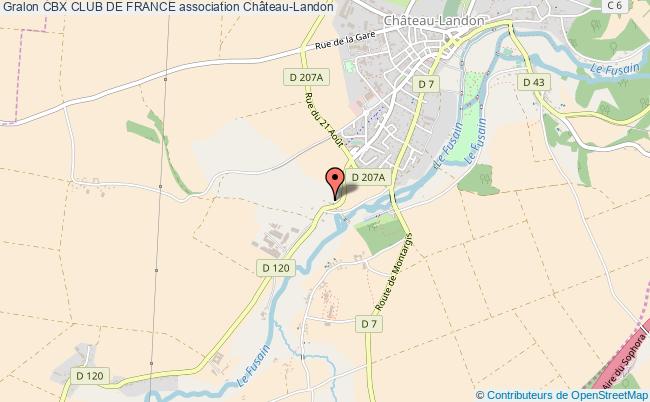 plan association Cbx Club De France Château-Landon