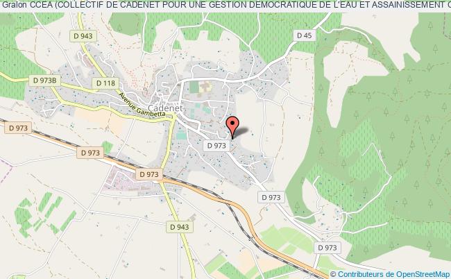 assainissement cadenet