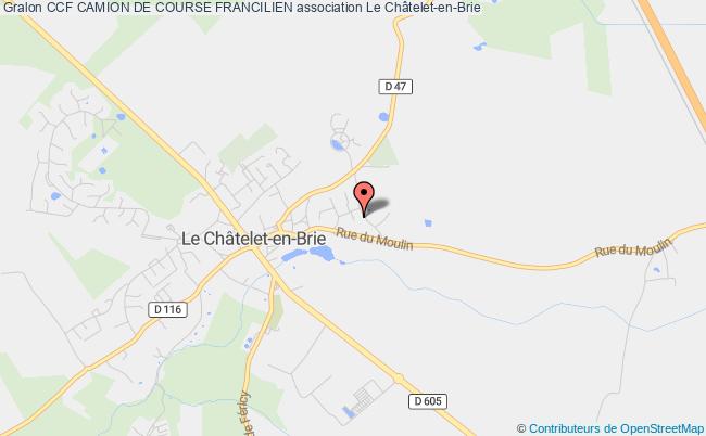 plan association Ccf Camion De Course Francilien Le  Châtelet-en-Brie