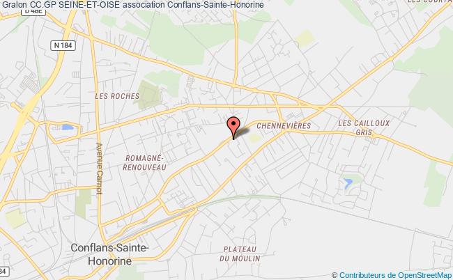 plan association Cc.gp Seine-et-oise Conflans-Sainte-Honorine