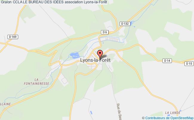 plan association Ccla Le Bureau Des IdÉes Lyons-la-Forêt