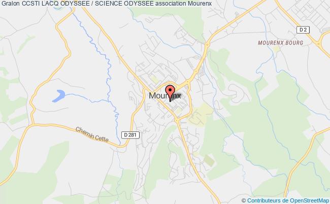 plan association Ccsti Lacq Odyssee / Science Odyssee Mourenx