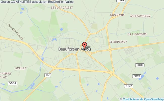 plan association Cd AthlÈtes Beaufort-en-Anjou