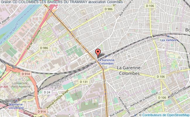 plan association Cd Colombes Les Baisers Du Tramway Colombes