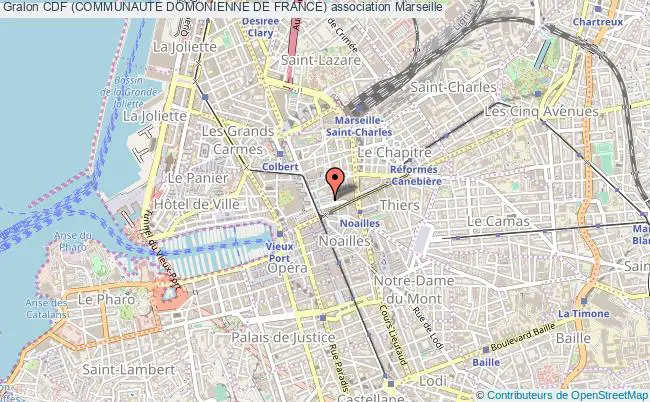 plan association Cdf (communaute Domonienne De France) Marseille