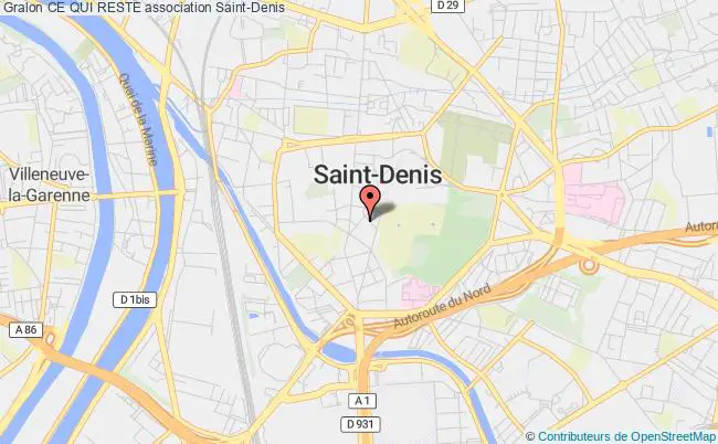 plan association Ce Qui Reste Saint-Denis