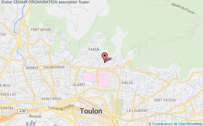 plan association Cehair Organisation Toulon