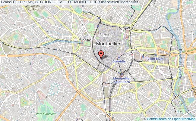 plan association CelephaÏs, Section Locale De Montpellier Montpellier