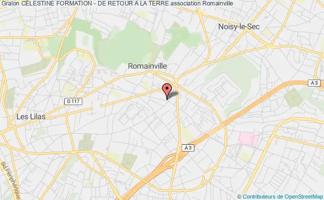 plan association CÉlestine Formation - De Retour A La Terre Romainville