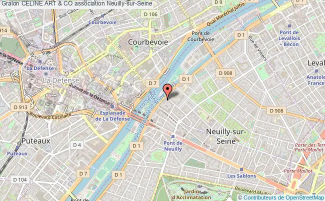 plan association Celine Art & Co Neuilly-sur-Seine