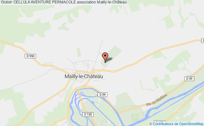 plan association Cellula Aventure Permacole Mailly-le-Château