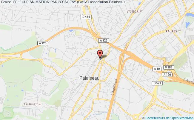 plan association Cellule Animation Paris-saclay (ca2a) Palaiseau