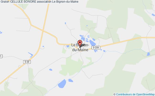 plan association Cellule Sonore Bignon-du-Maine