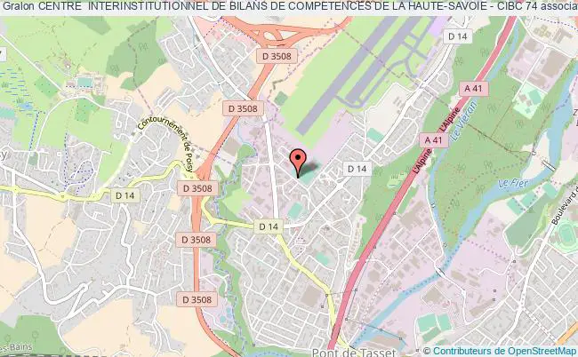 plan association Centre  Interinstitutionnel De Bilans De Competences De La Haute-savoie - Cibc 74 Meythet