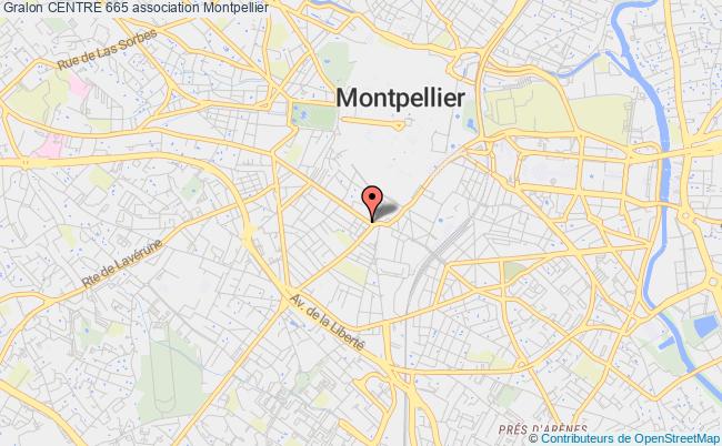 plan association Centre 665 Montpellier