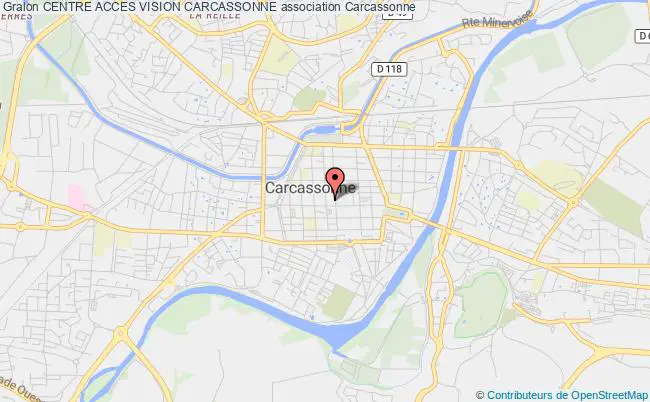 plan association Centre Acces Vision Carcassonne Carcassonne