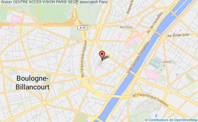 plan association Centre Acces Vision Paris 16e