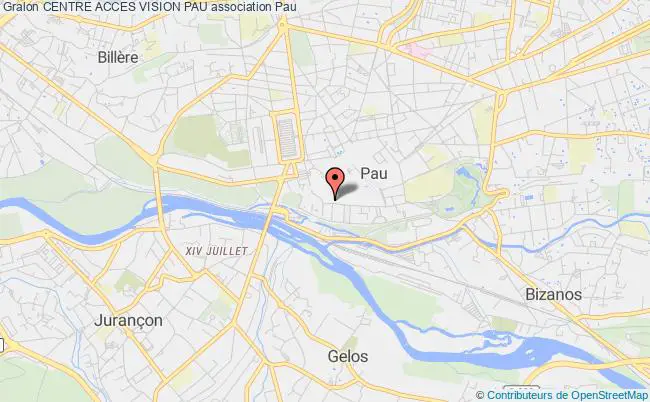 plan association Centre Acces Vision Pau Pau