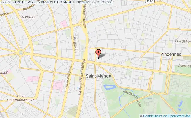 plan association Centre Acces Vision St Mande Saint-Mandé