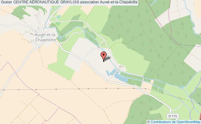 plan association Centre AÉronautique Graylois Auvet-et-la-Chapelotte