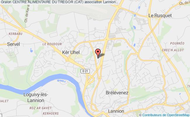plan association Centre Alimentaire Du Tregor (cat) Lannion