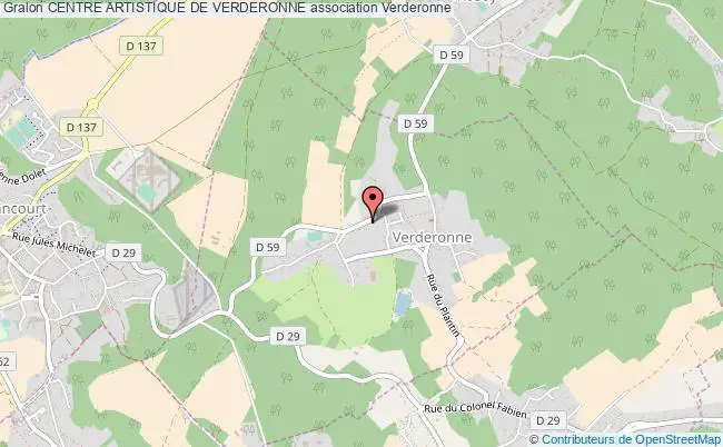 plan association Centre Artistique De Verderonne Verderonne