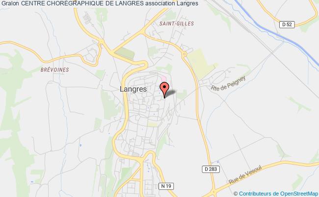plan association Centre ChorÉgraphique De Langres Langres