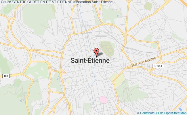 plan association Centre Chretien De St-etienne Saint-Étienne