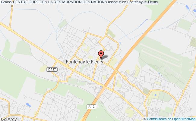 plan association Centre Chretien La Restauration Des Nations Fontenay-le-Fleury