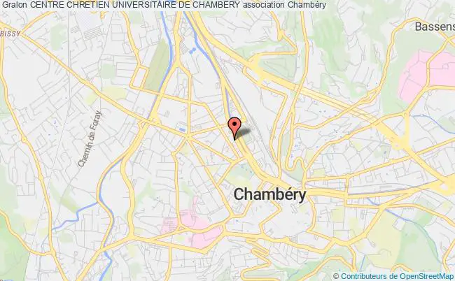 plan association Centre Chretien Universitaire De Chambery Chambéry