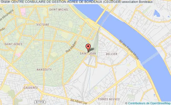 plan association Centre Consulaire De Gestion Agree De Bordeaux (cecogeb) Bordeaux