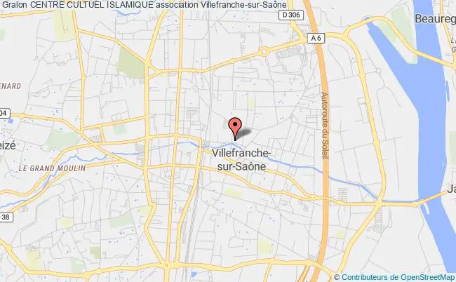plan association Centre Cultuel Islamique Villefranche-sur-Saône