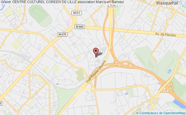plan association Centre Culturel Coreen De Lille 
