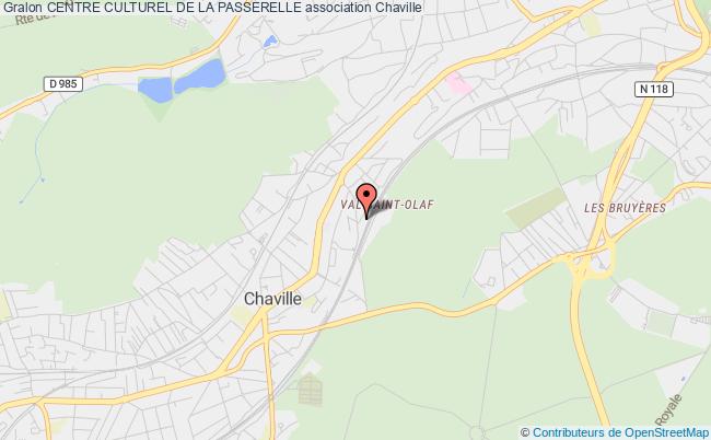 plan association Centre Culturel De La Passerelle Chaville