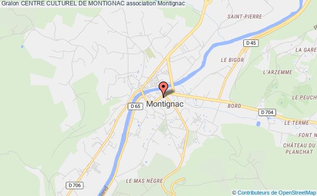 plan association Centre Culturel De Montignac Montignac