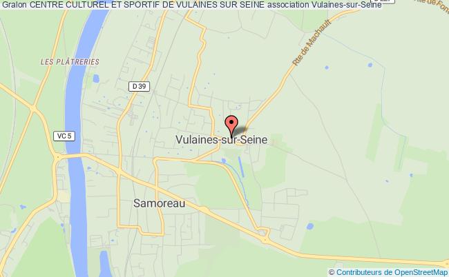plan association Centre Culturel Et Sportif De Vulaines Sur Seine Vulaines-sur-Seine