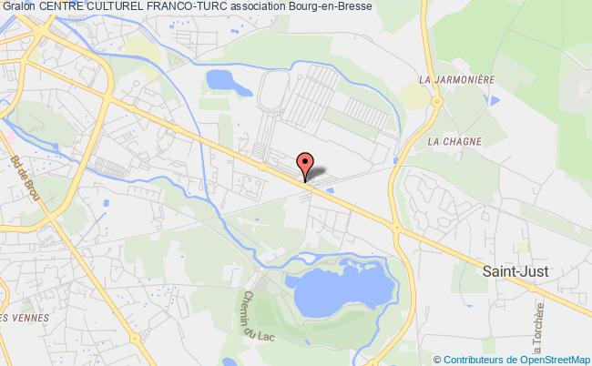 plan association Centre Culturel Franco-turc Bourg-en-Bresse