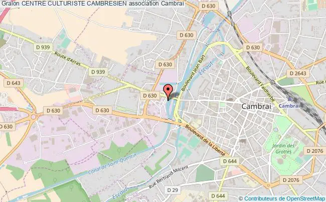 plan association Centre Culturiste Cambresien Cambrai
