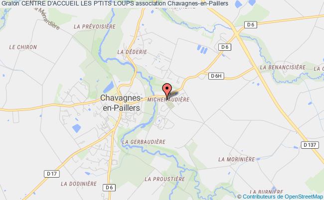 plan association Centre D'accueil Les P'tits Loups Chavagnes-en-Paillers