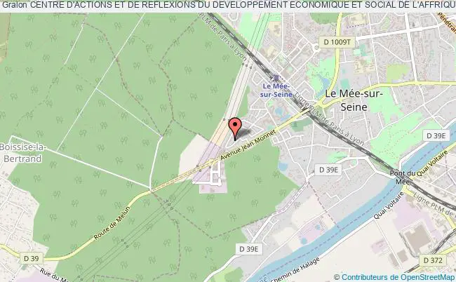 plan association Centre D'actions Et De Reflexions Du Developpement Economique Et Social De L'affrique -(cardesa) Le    Mée-sur-Seine