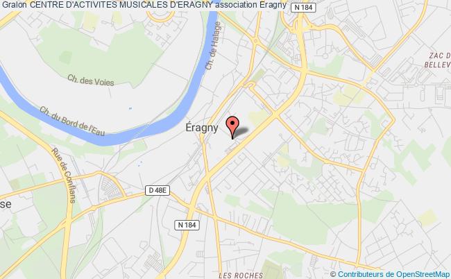 plan association Centre D'activites Musicales D'eragny Éragny-sur-Oise