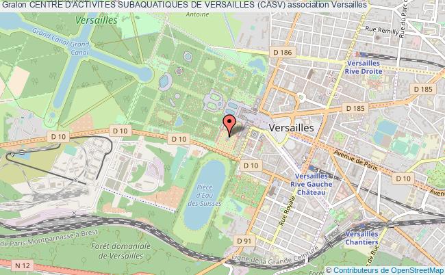 plan association Centre D'activites Subaquatiques De Versailles (casv) Versailles