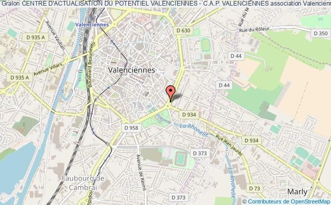 plan association Centre D'actualisation Du Potentiel Valenciennes - C.a.p. Valenciennes Valenciennes